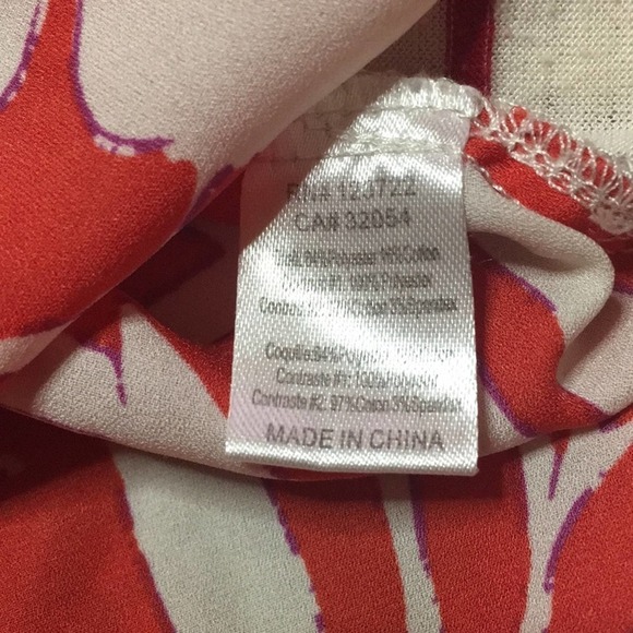 One September denim red white tank top - Picture 8 of 15